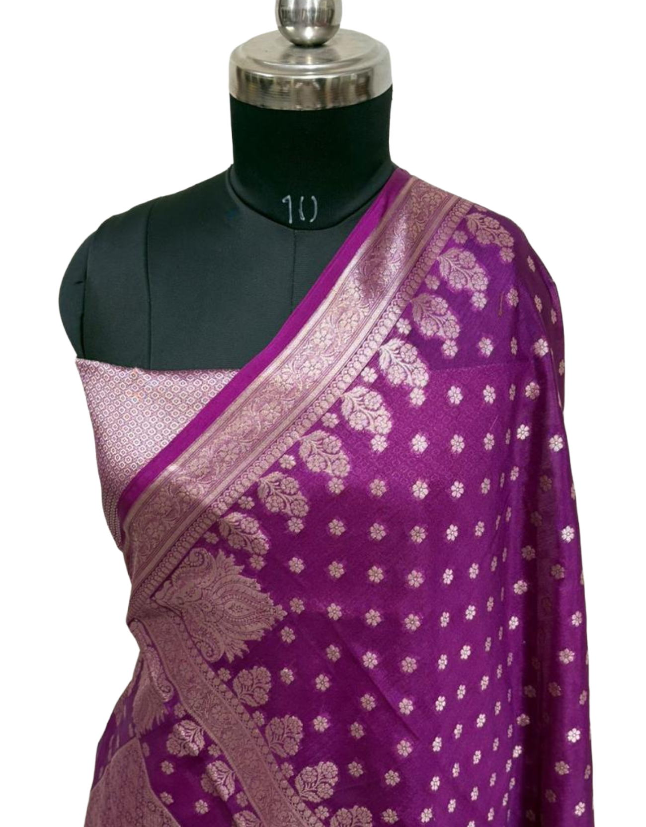 Banaras Soft Silk Saree - Image 5