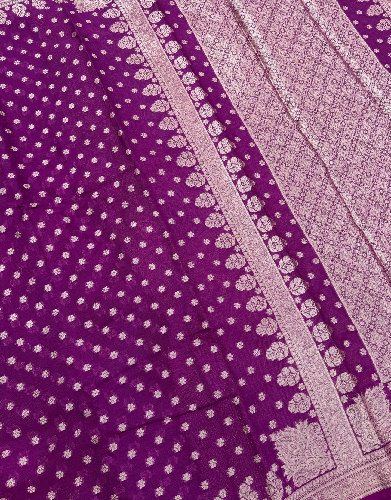 Banaras Soft Silk Saree - Image 4