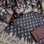 Banaras Ganga Ghat Semi Silk Suit